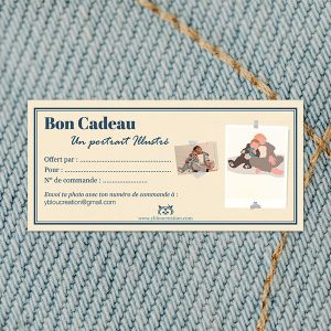 Bon Cadeau – Portrait – Fond Classique