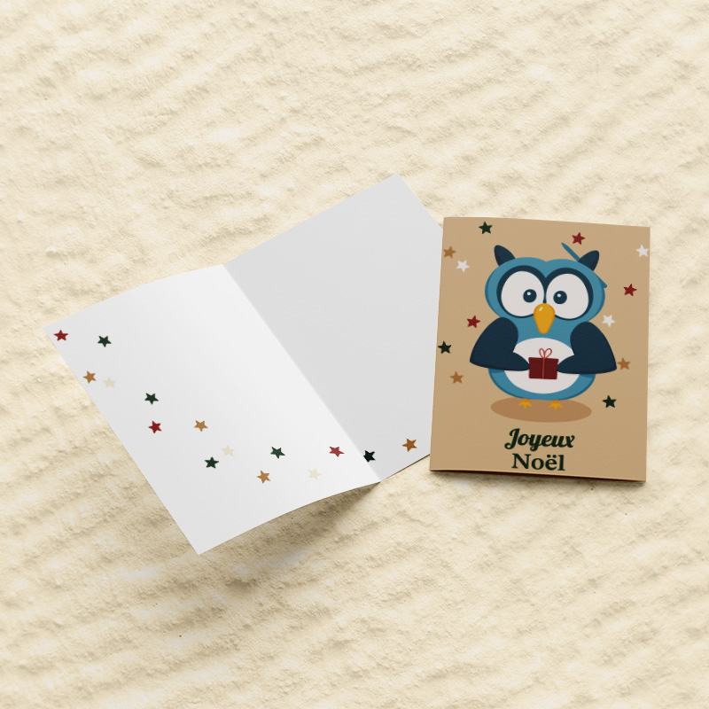 Carte de vœux "Joyeux Noël" - Yblou création
