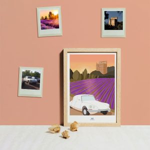 Véhicule – fond illustré (Illustration personnalisée)